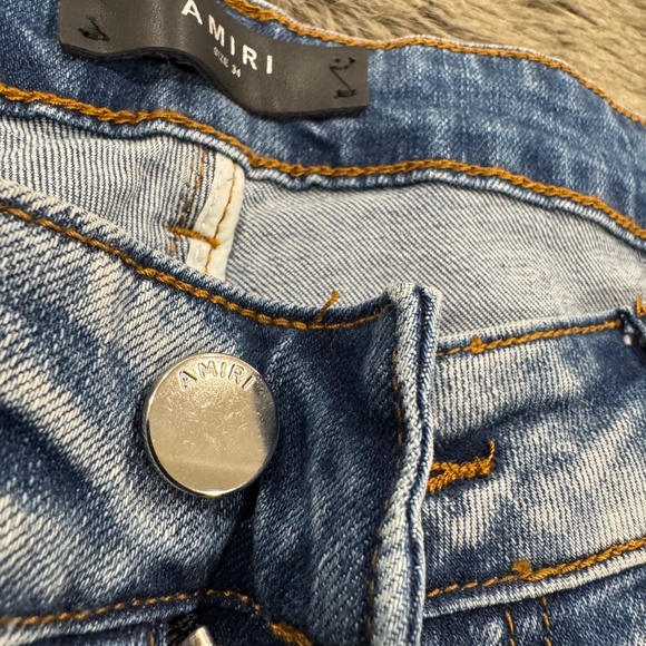 Men's Amiri jeans, size 34, light blue - Picture 5 of 7